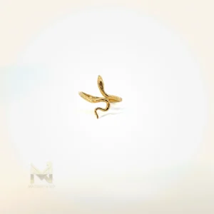 انگشتر مینیمال طرح مار