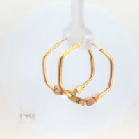 گوشواره هندسی گوی دار