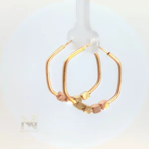 گوشواره هندسی گوی دار
